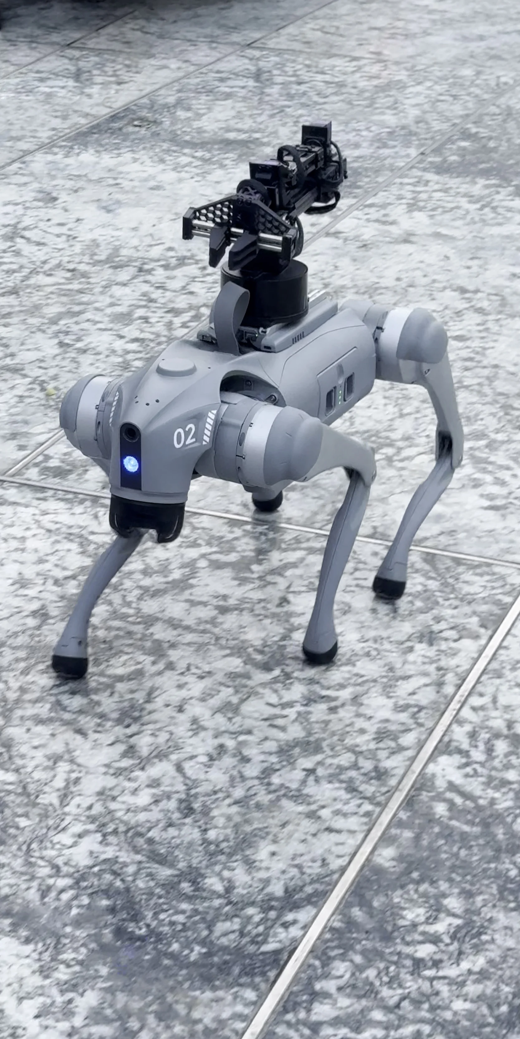 Robot platform on site